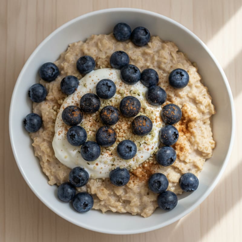 Hearty Berry Oatmeal Bowl