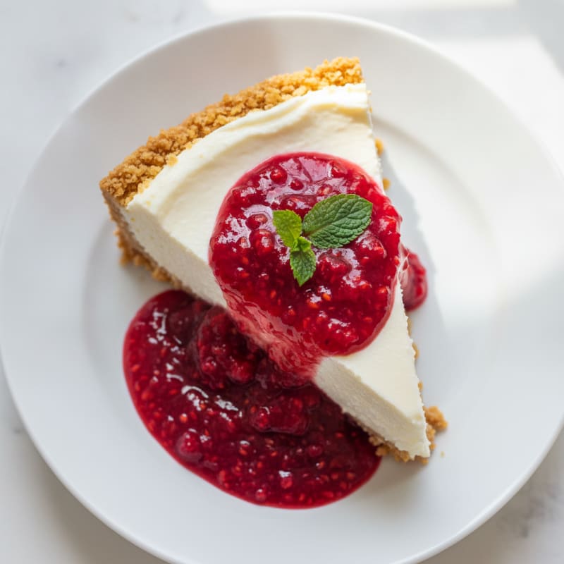 Creamy Greek Yogurt Protein Cheesecake