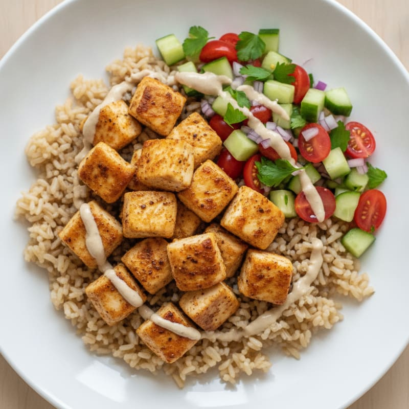 Chicken Shawarma Rice Bowl