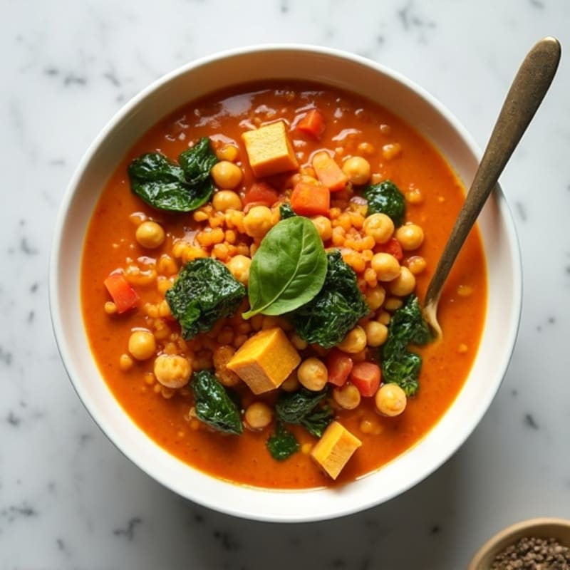 Creamy Coconut Red Lentil Curry