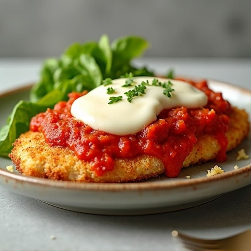 Crispy Baked Chicken Parmesan