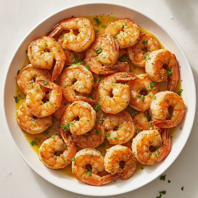 Lemon Herb Shrimp Skillet