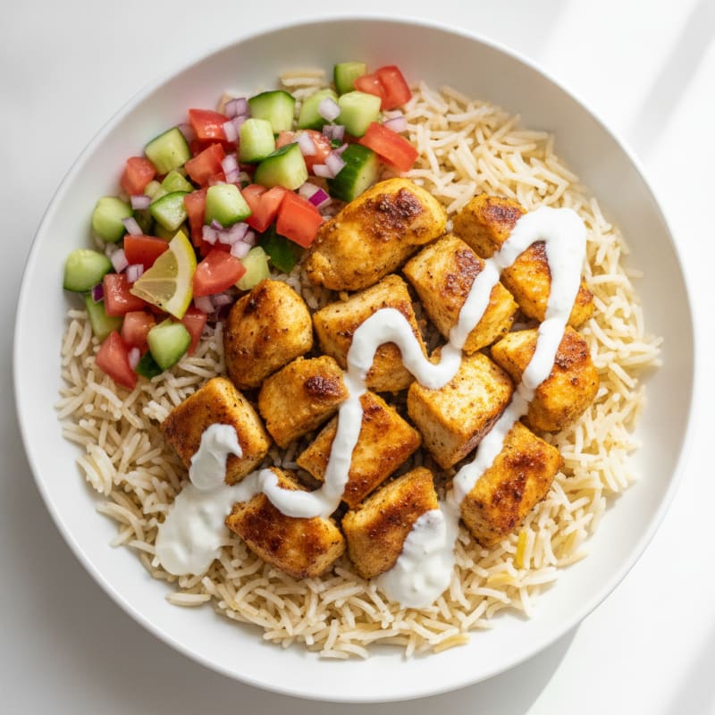 Chicken Shawarma Rice Bowl