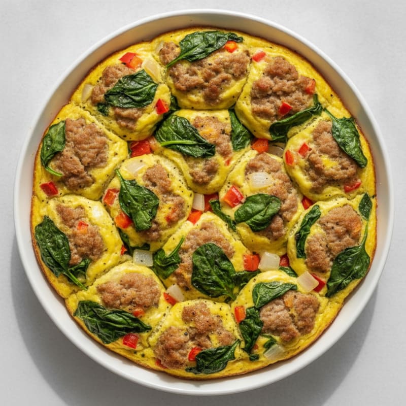 Baked Egg and Sausage Muffins