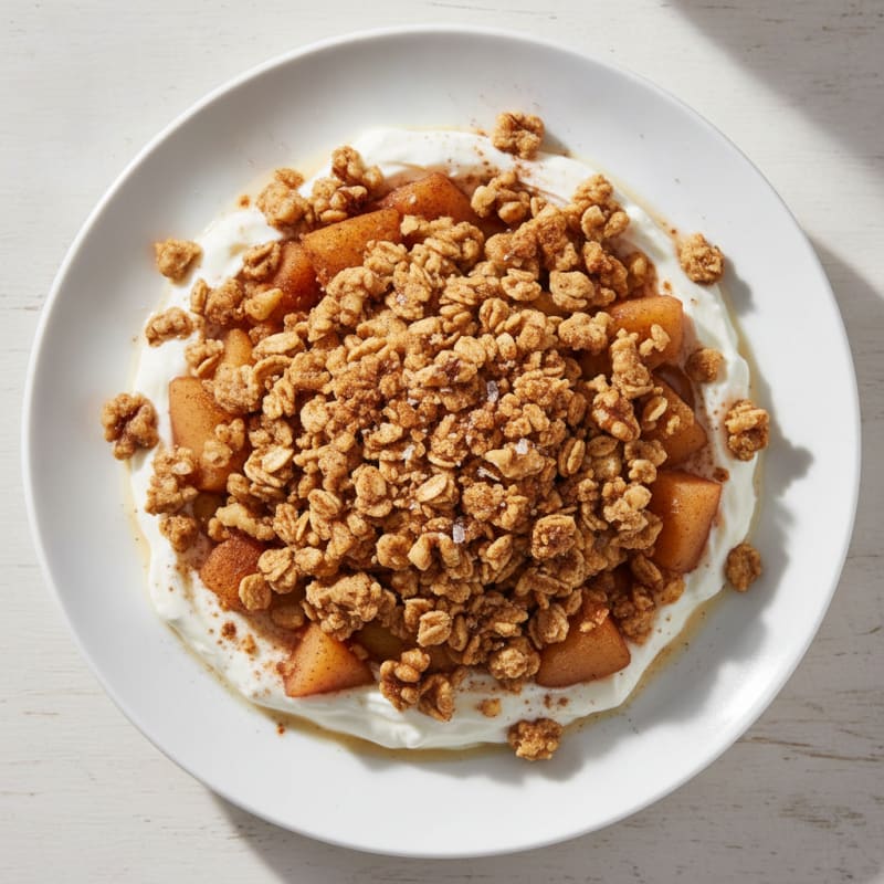 Cinnamon-Spiced Apple Crumble