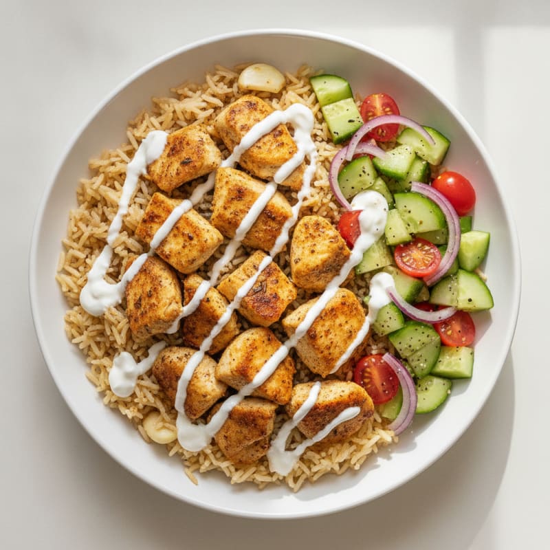Chicken Shawarma Rice Bowl