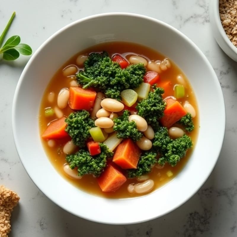 Tuscan-Style White Bean and Kale Soup