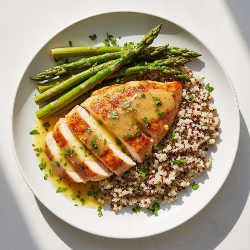 Pan-Seared Chicken with Lemon-Herb Sauce