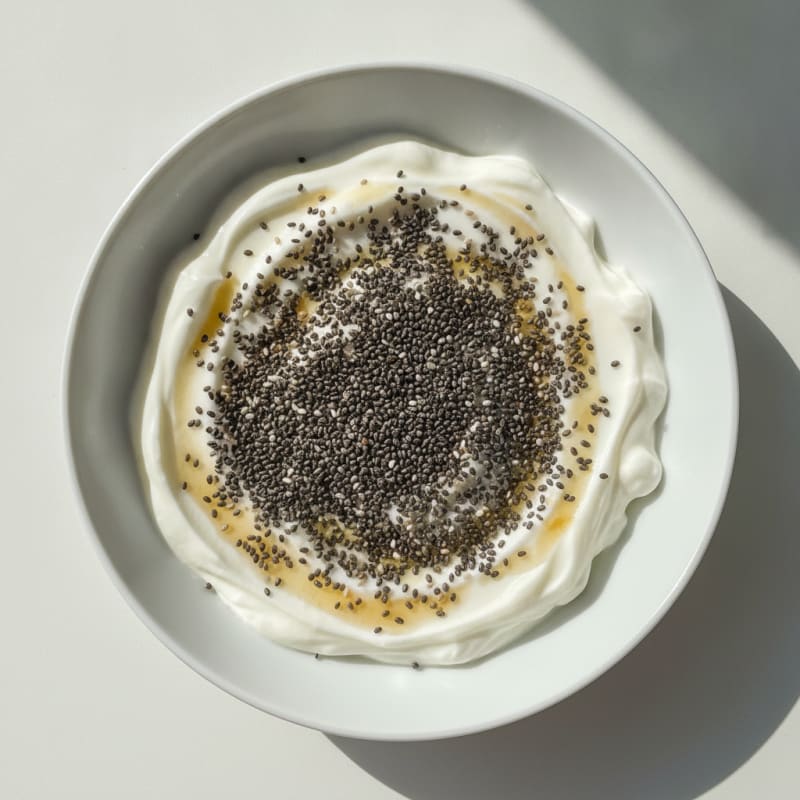 Vanilla Protein Yogurt with Chia Seeds