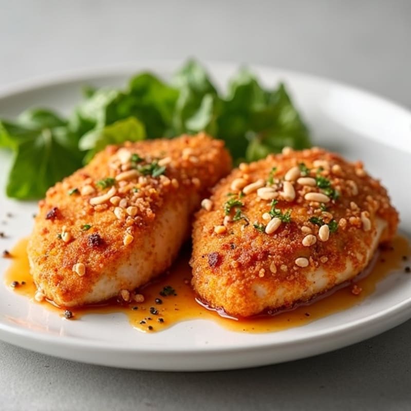 Crispy Oven-Baked Almond-Crusted Chicken