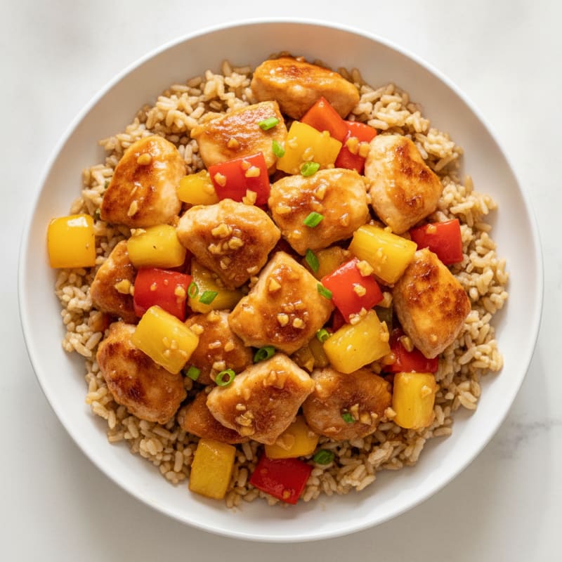 Sweet and Sour Chicken with Pineapple