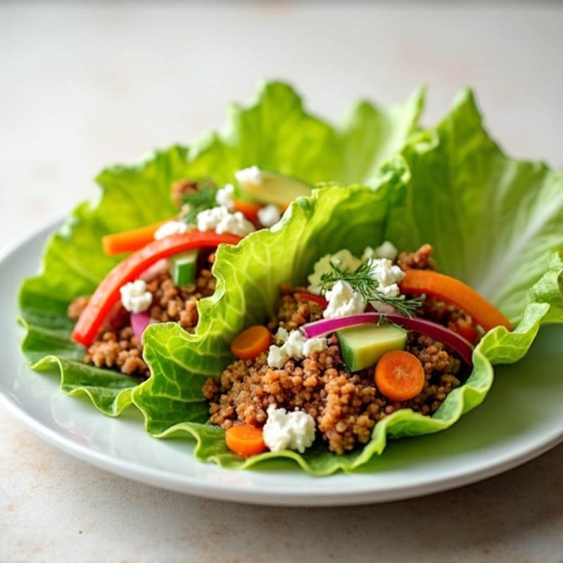Loaded Turkey and Crisp Veggie Lettuce Wraps