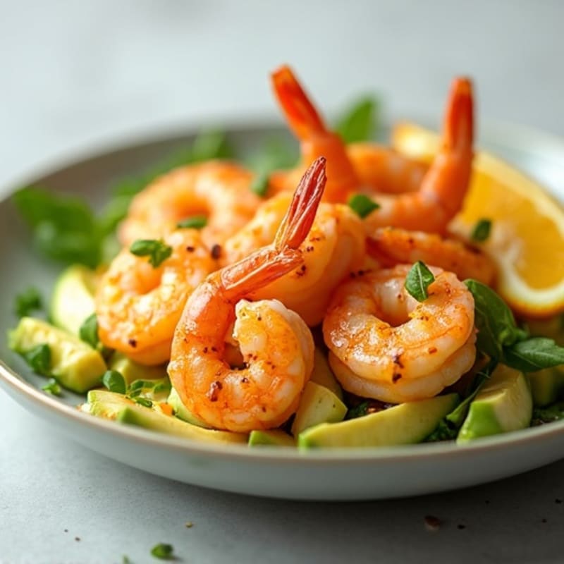 Citrus-Marinated Shrimp with Fresh Avocado