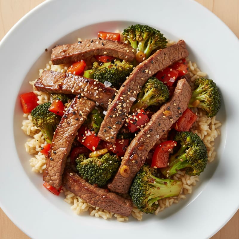 Tender Sesame-Ginger Beef Stir-Fry