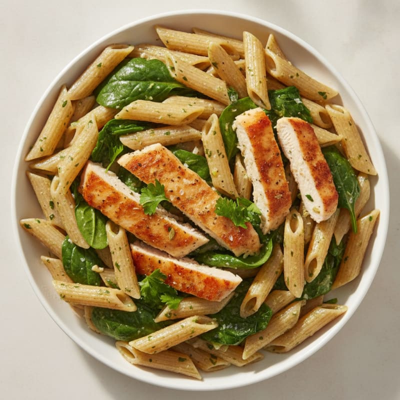 Garlic Herb Chicken Penne Pasta