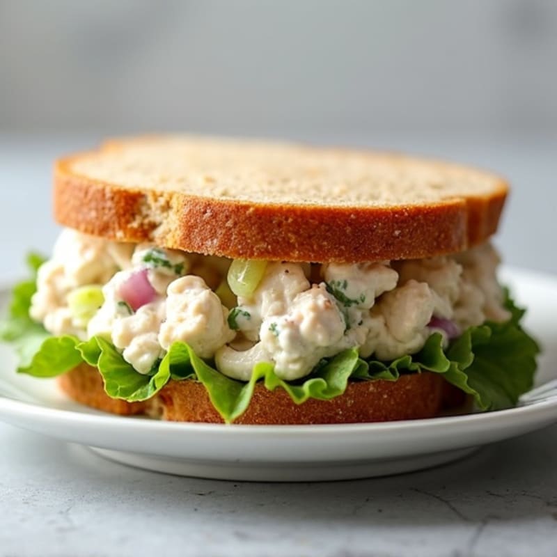 Creamy Greek Yogurt Chicken Salad Sandwich