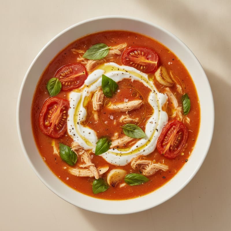 Roasted Tomato Basil Soup