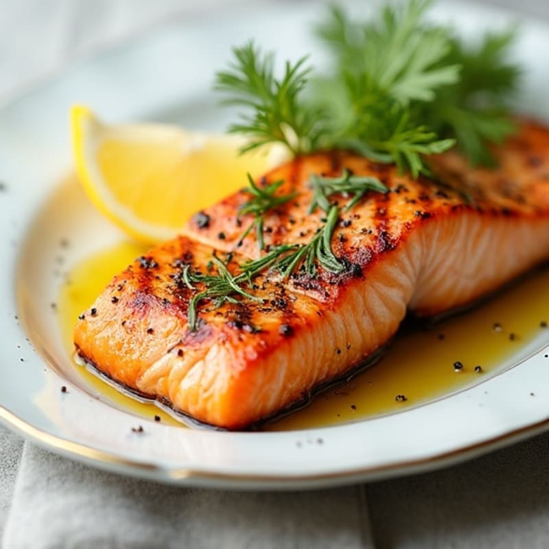 Lemon Herb Grilled Salmon