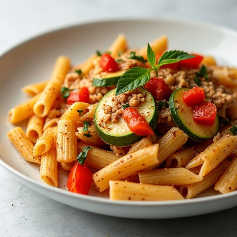 Spicy Cajun Chicken and Veggie Pasta