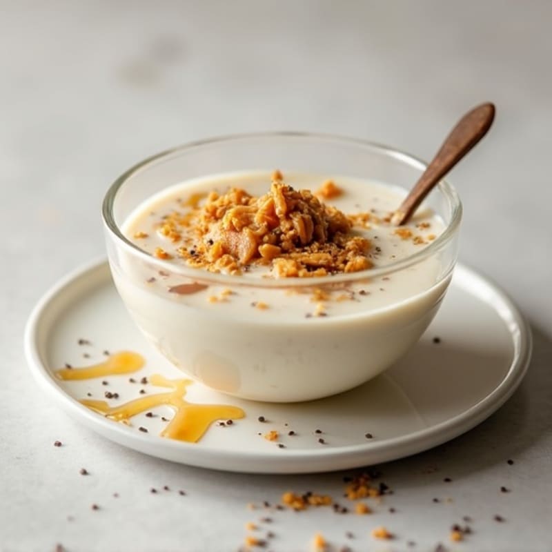 Silky Greek Yogurt Protein Pudding with Almond Butter