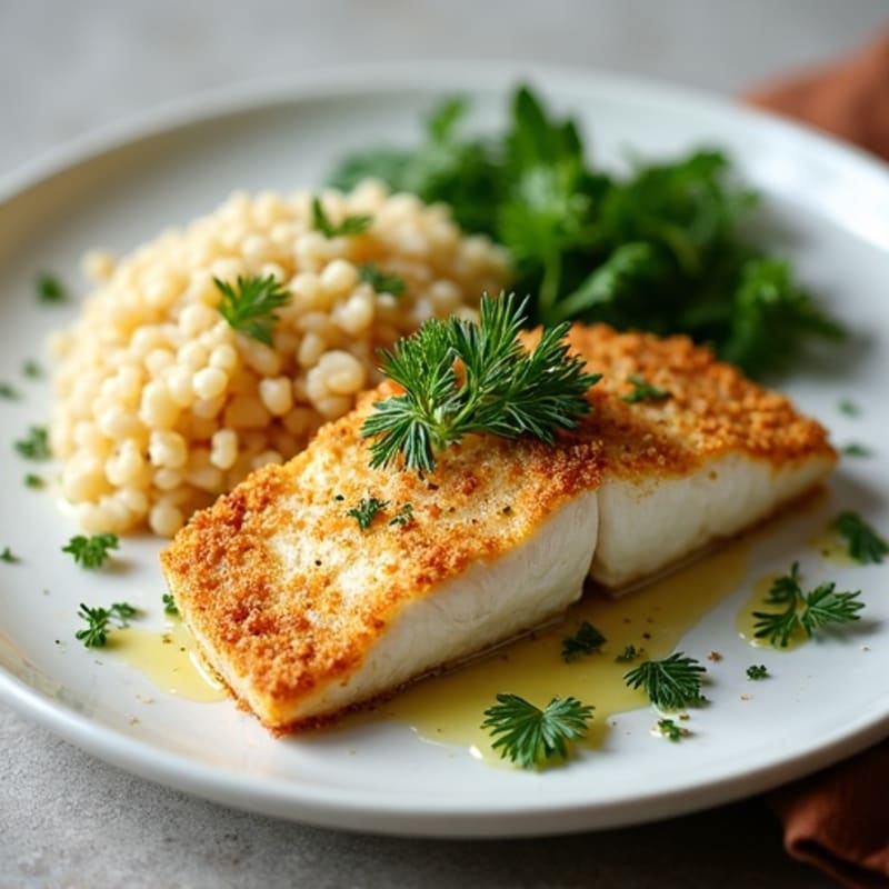Herb-Crusted Pan Seared Mahi Mahi