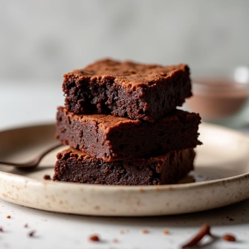 Healthy Fudgy Black Bean Brownies