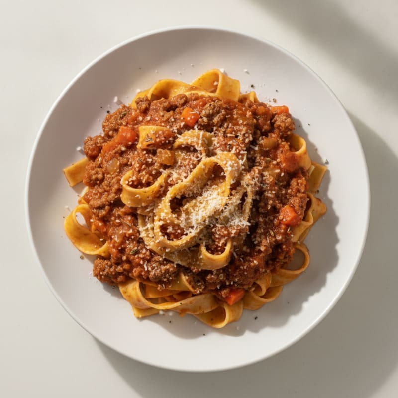 Classic Beef Bolognese with Pappardelle