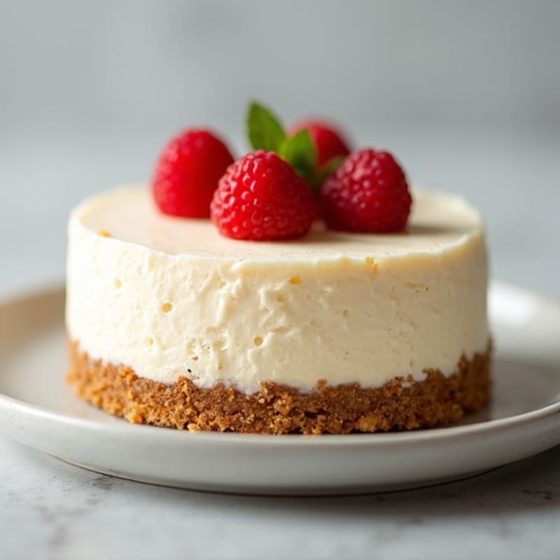 Creamy Greek Yogurt Protein Cheesecake