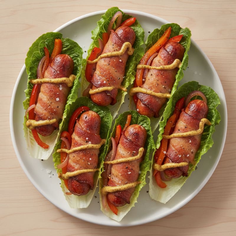 Bacon-Wrapped Hot Dogs