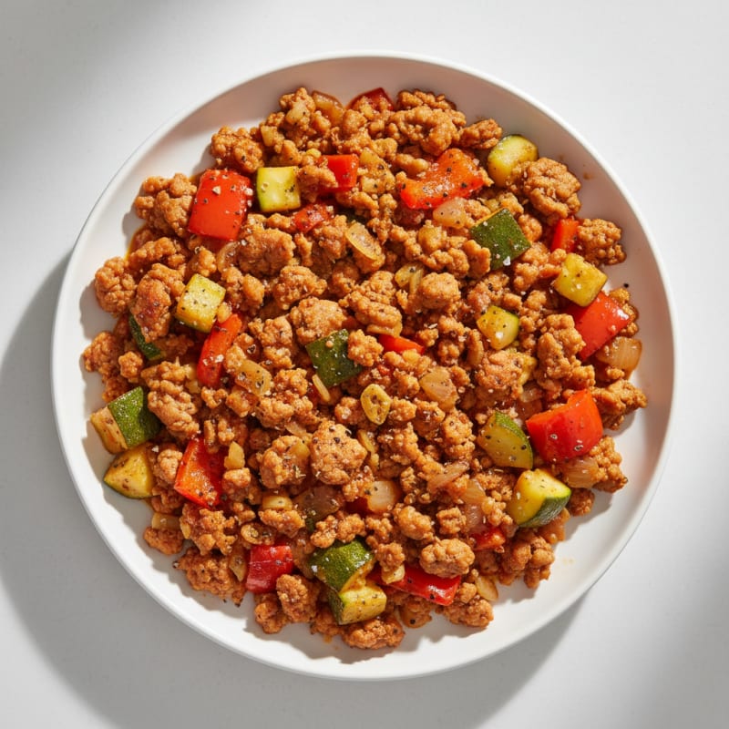 Ground Turkey and Vegetable Skillet