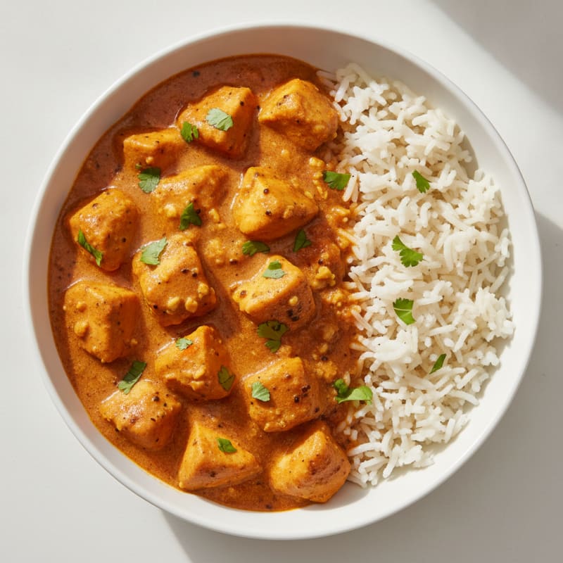 Spiced Butter Chicken with Basmati Rice