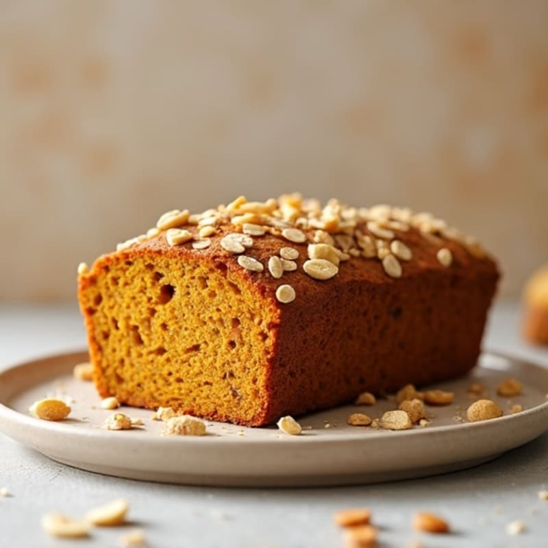 Healthy Spiced Pumpkin Banana Loaf
