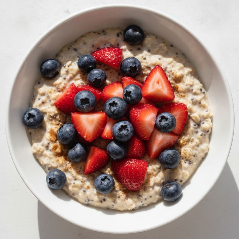 Classic Overnight Oats with Berries