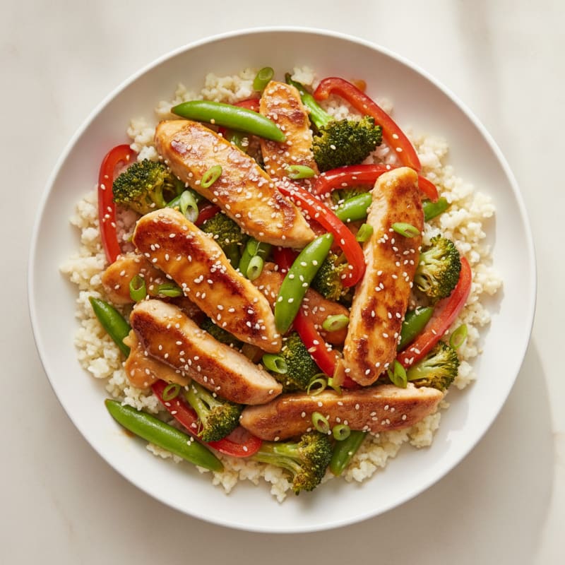Orange Glazed Chicken Stir-Fry
