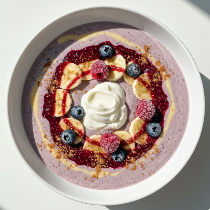 Creamy Berry Banana Smoothie