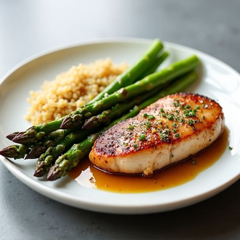 Pan-Seared Pork Tenderloin with Roasted Asparagus