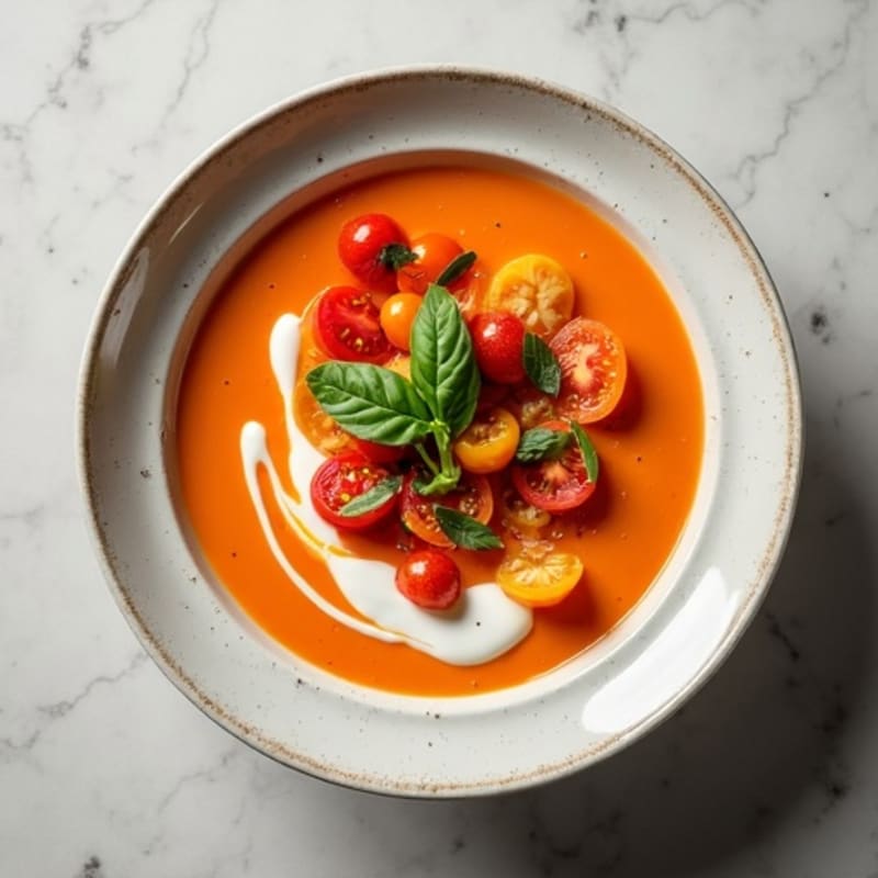 Creamy Roasted Tomato Basil Soup