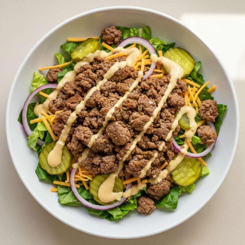 Big Mac Inspired Protein Power Bowl