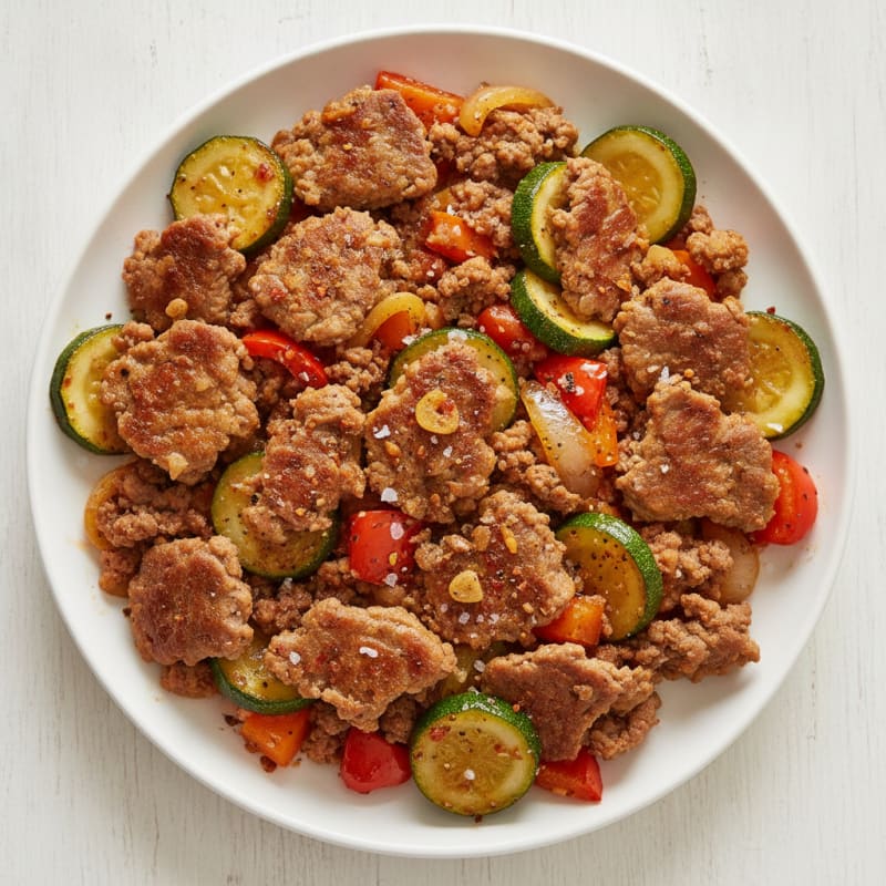 Ground Beef and Vegetable Skillet