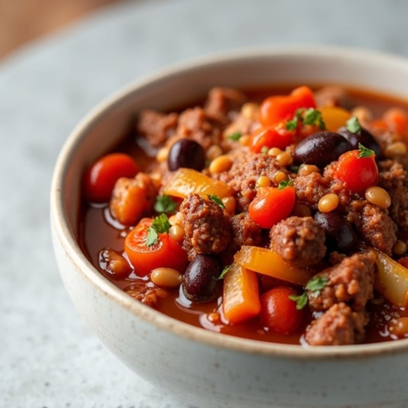 Hearty Beef and Bean Chili