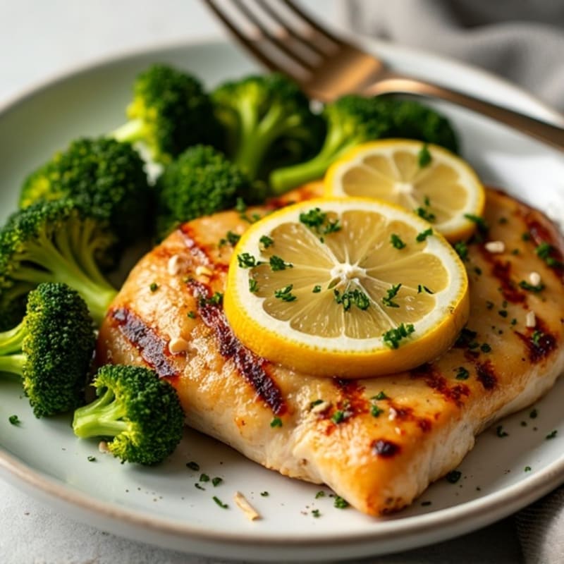 Sheet Pan Lemon Garlic Chicken with Crispy Roasted Broccoli
