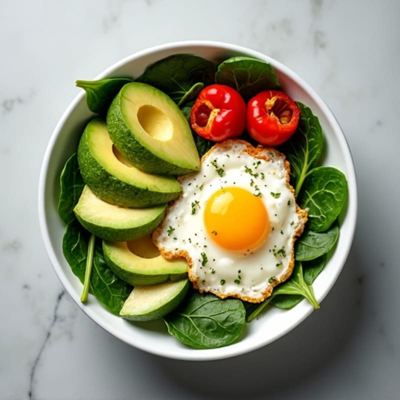 Protein-Packed Veggie and Egg White Breakfast Bowl