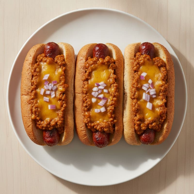 Classic Chili Cheese Hot Dogs