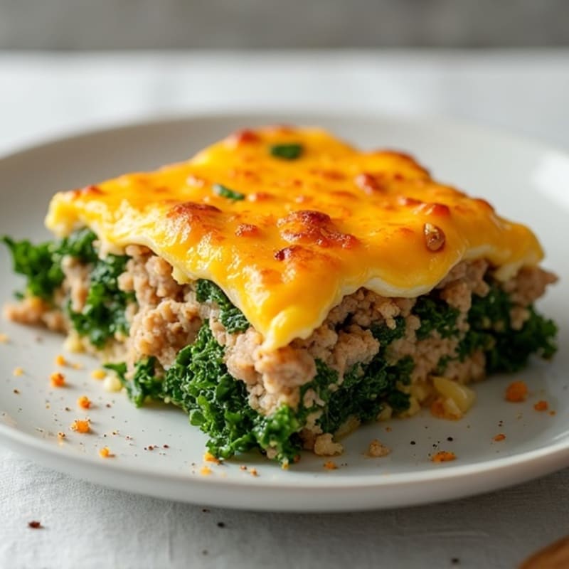 Savory Sausage and Kale Breakfast Casserole