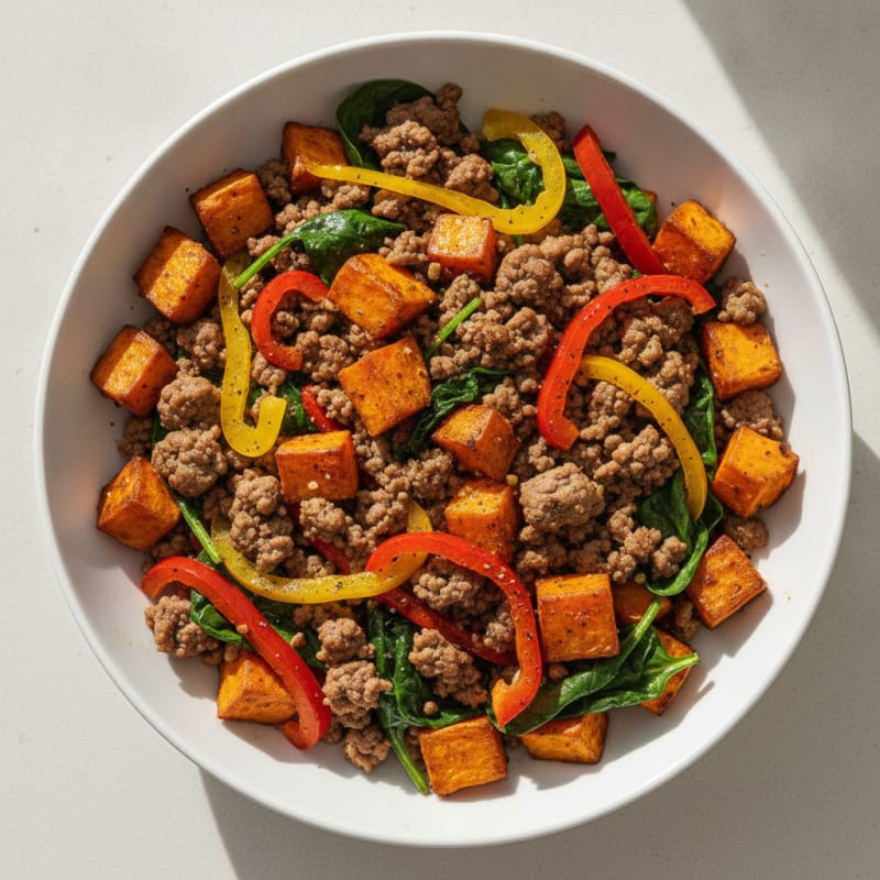Sweet Potato & Beef Power Bowl