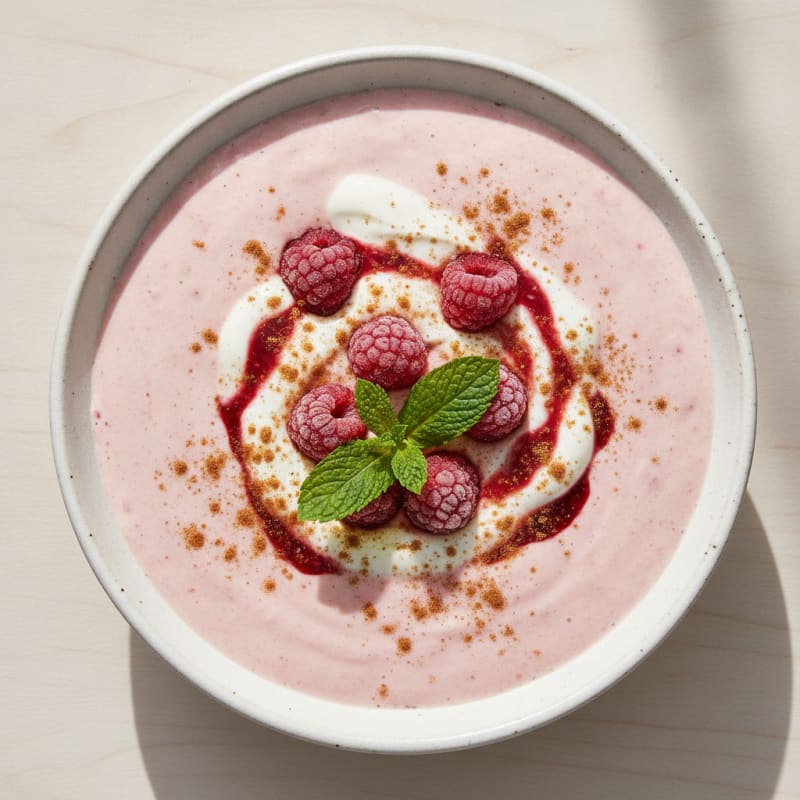 Berry Vanilla Greek Yogurt Smoothie