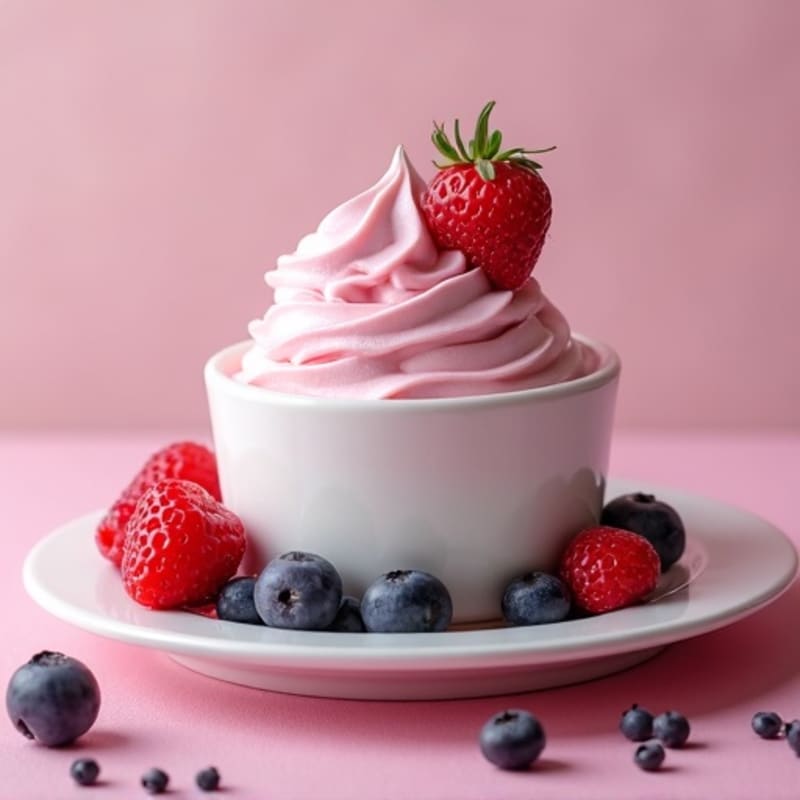 Greek Yogurt Protein Whip with Mixed Berries