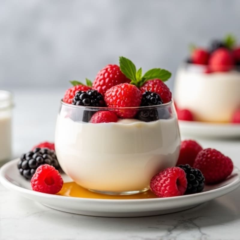 Greek Yogurt Protein Parfait with Berries