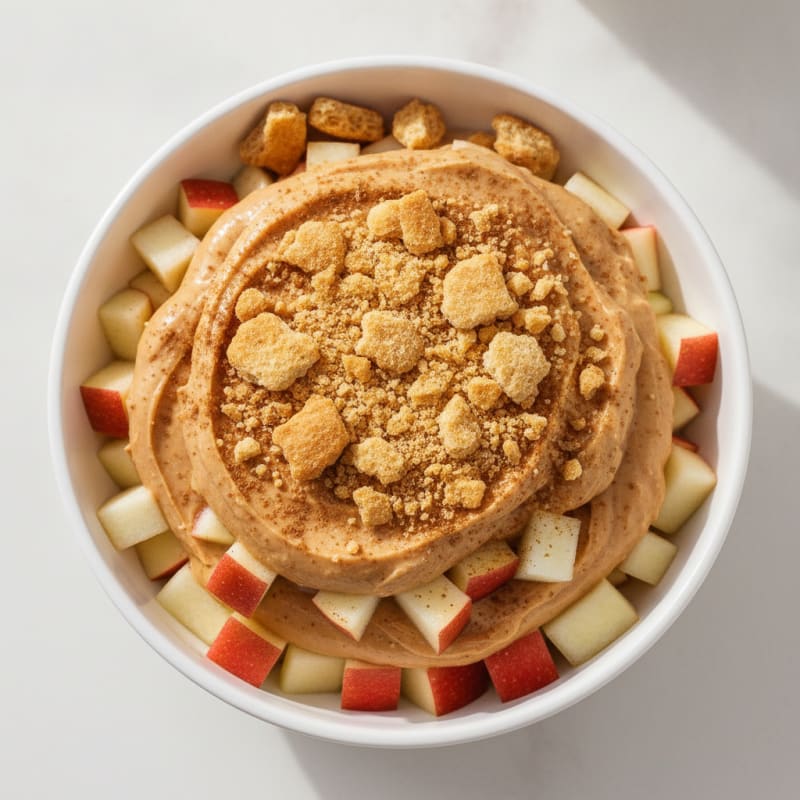 Peanut Butter Apple Protein Parfait