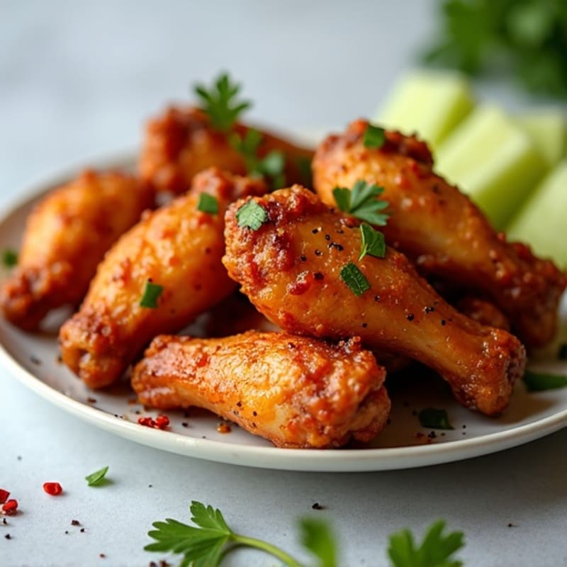 Crispy Honey Glazed Chicken Wings